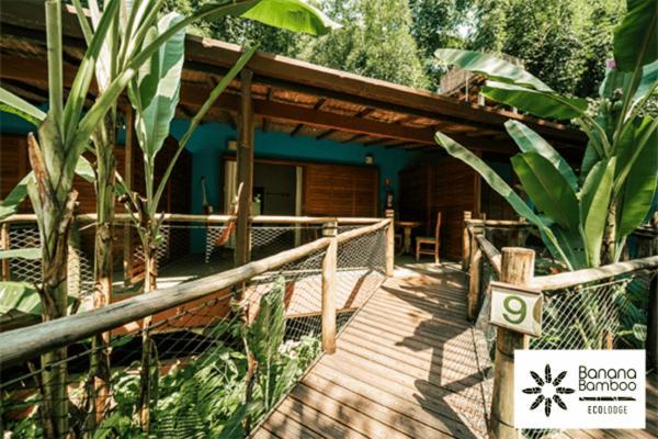 Banana Bamboo Ecolodge Ubatuba Esterno foto
